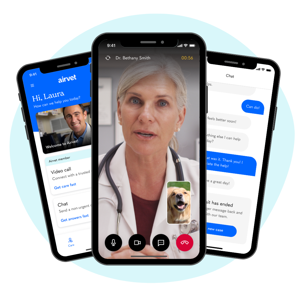 Triple phone screen graphic